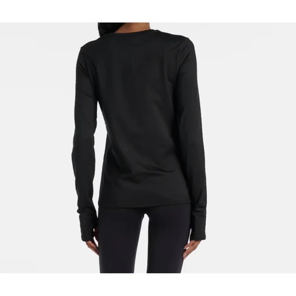 Alo Yoga XS Finesse Top in Black - Picture 3 of 4